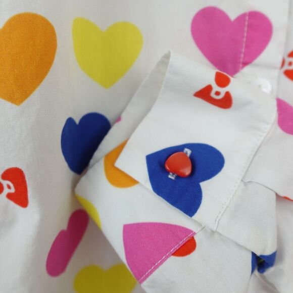 ModCloth for Hello Kitty Hearts and Bows Button Up Top X-Large - Picture 8 of 13